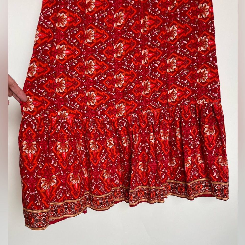 NWT Boho Maxi Wrap Dress - Small/Medium - Picture 15 of 16